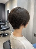 首元すっきり美シルエット大人の丸みショート