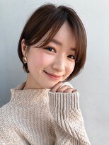 【GARDEN 田中麻由】ナチュラル丸みショートことりベージュ