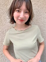 シー バイ ロンド 新宿(Sea by Lond)&nbsp;大人カジュアル外ハネシースルー小顔ボブ　新宿