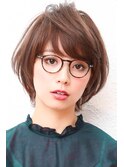 【西宮初♪ボブ専門店】ナチュラルマッシュ/ &nbsp;グラボブ/透け感