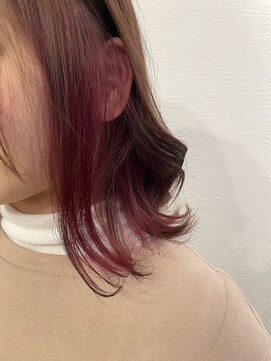 リアン 熊谷本店(Rien) インナーカラー×ピンク