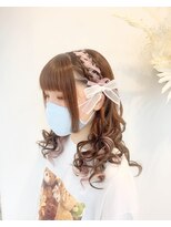 レア(Le'a)&nbsp;レース編みハーフアップ