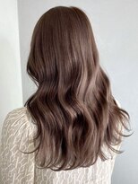 アイティーバイアルバム 八王子店(IT by ALBUM) ラベンダーアッシュ_Aラインボブかきあげロング_ba318781