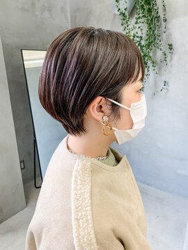 テトヘアー(teto hair) 耳掛けショート、マッシュショート、ワイドバング、アッシュ
