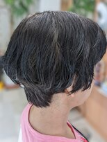 グラムゼロ&nbsp;ノーブローショートボブスタイル