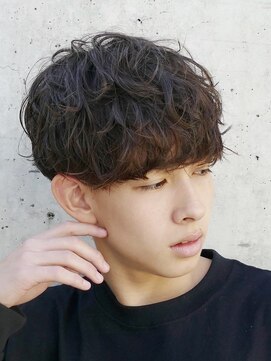 ローウェ バイ フィフス 立川メンズサロン(Louwe by fifth) メンズマッシュパーマニュアンスパーマスパイラルパーマ刈り上げ