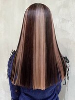 アルバム 渋谷パルコ(ALBUM) デザインカラーロング_チェリーブラウンフェミニン_ba387382