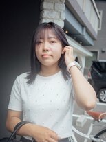 カラン(caran)&nbsp;ラベンダー×ロブ【@hair_mazda】