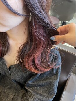 アルーシェ 錦糸町店(Alushe)の写真/【インナーカラーもお任せ★】デザインに合わせて理想の仕上がりが叶う[髪質改善/レイヤーカット/縮毛矯正]