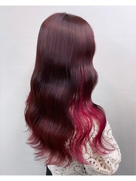 セブンルックスクレオ(7LOOKS creo) イヤリングカラー レッドカラー