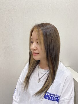 デザイニングヘアードゥ(designing hair Deux) 髪質改善トステアシルクフェイスフレーミングカラー【インナー】