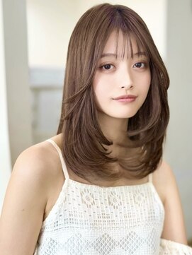 コート 表参道(Cote) Cote 美髪/こっくりベージュカラー/こなれミディ/レイヤーカット