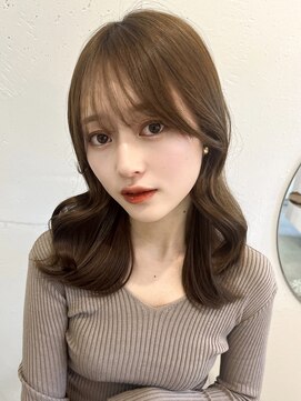 ルームバイシー 新宿(Loom. by Sea) 韓国風小顔ヘア×ココアブラウン【新宿/韓国ヘア】
