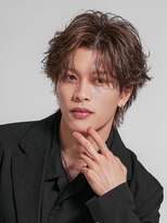 メンズヘアセンス 渋谷(MEN'S HAIR SENSE)&nbsp;フェザーパーマ／ニュアンスパーマ/韓国マッシュ/ブルーブラック