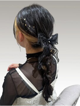 リープスアドレ 都島店(LEAPS adore) 編みおろしアレンジ☆