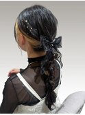 編みおろしアレンジ☆