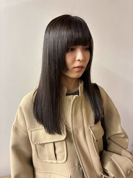 サマン(SAMAN) natural brown color ×  顔まわりcut