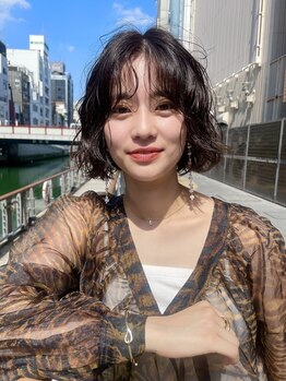 アッド バイ ケーツー(add by K-two)の写真/最近ボブパーマのオーダーが増加中♪毛先を思いっきり遊ばせるならパーマという手もgood!!朝の時短にも◎
