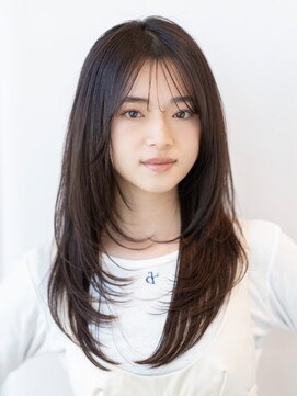 エースハバナ 渋谷(1 HAVANA) チョコグレージュ/20代30代大人かわいい/ミディアムレイヤー
