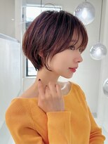 ロンドエニカ 大宮(Lond enika)&nbsp;グランマッシュ/細めハイライト/ショート/白髪ぼかし/前髪/大宮