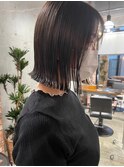 【The C JURI】切りっぱなしストレートボブ