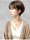 メテオカラー×透明感ショートボブ