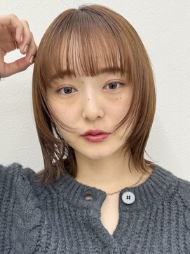 アイトーキョーエス 渋谷(AI TOKYO S) レイヤーボブ/オリーブベージュ/結べるボブ