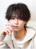 ●フェザーパーマ／スパイキーショート［メンズ／渋谷]