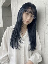 ヘアサロンエム 渋谷店(HAIR SALON M) 前髪×小顔×レイヤー×ブルーブラック×レイヤーカット