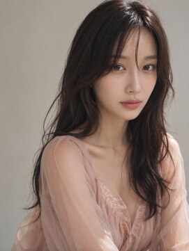 シー 岡崎(,SHE) ゆるふわロングレイヤー韓国風