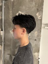 アカ(ACA)&nbsp;ニュアンスパーマテーパーフェード札幌大通りメンズ美容室