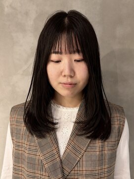 キリ 逗子(kiri) 逗子葉山前髪りローレイヤーカット顔周りレイヤーカット学割M158