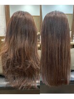 シェアする美容室 結び 結びの縮毛矯正で扱いやすいサラツヤな髪へ★