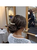 お呼ばれヘアセット