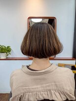ヘアメイクボッカ(hair make Bokka)&nbsp;丸みボブ×ハイライト