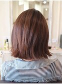 【SHARE】★お客様スナップ★モーヴカラーのボブ