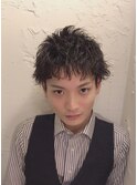 ショートスタイル　ソフトツイストパーマ