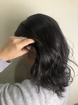ヘアサロンエム 大宮東口(HAIR SALON M)&nbsp;デザインカラー/厚めバング/ローライト/スリークボブ