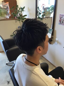 ヘアー デザイン シダー(HAIR DESIGN CEDAR) 黒髪×ツーブロック