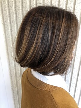 エイトタマプラ たまプラーザ店(EIGHT tamapla) 【EIGHTたまプラ】デザインカラー切りっぱなしボブ