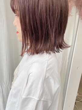 ツイギー 歩行町店(TWiGGY) 『スモーキーピンク×ボブ』