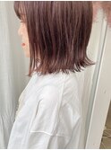 『スモーキーピンク×ボブ』