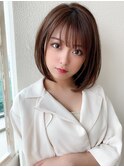 大人かわいいエギョモリ ミルクティーブラウン ひし形シルエット