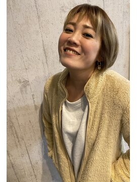 アールプライベートヘアサロン(R Private Hair Salon) 色っぽレイヤーボブ