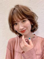 マグノリア オモテサンドウ(MAGNOLiA Omotesando)&nbsp;柔らかアンニュイなショートパーマスタイル・・・HINATA