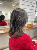 バレイヤージュ ダークグレージュ