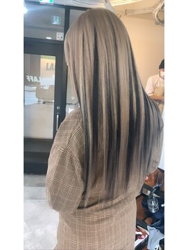 ラフ 難波店(LAFF) #黒髪#ボブルフ#ネビージュ#小顔#ワンレン