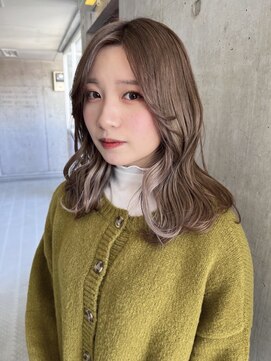 ヘアーデザイン アルエ(HAIR×design ARUE) グレージュ×インナーホワイト