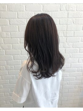 デイジー インデックスヘア 大島店(DAISY index hair) ★アッシュブラック韓国風前下がりワンカール10代20代30代