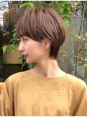 大人ふんわりショートヘア